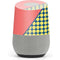 Coral Diagonal Split Google Home Skin